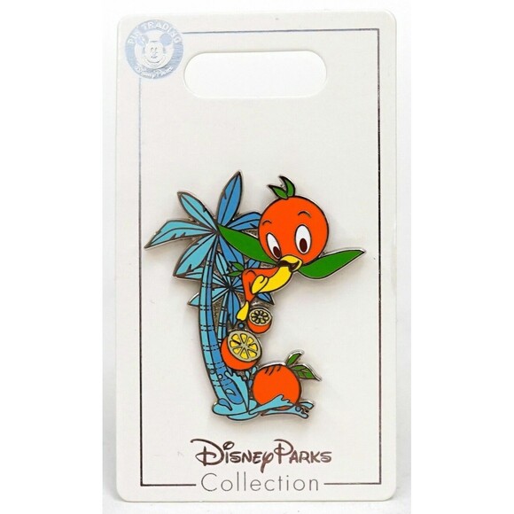 Disney Other - Disney Parks The Sunshine Terrace Orange Bird & Palm Trees Enamel Pin